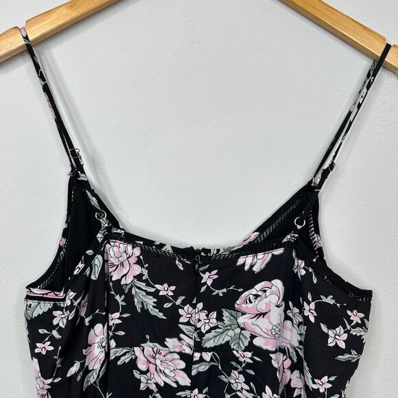 Lulus Esperanza Black Floral Print Midi Dress - Picture 8 of 9